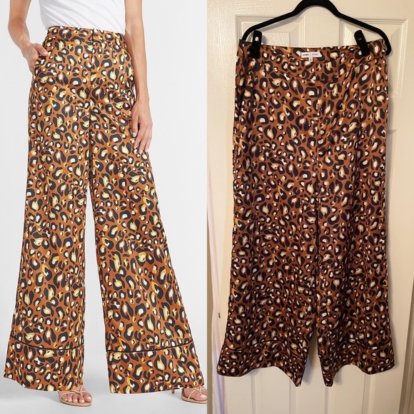 Express Pants - LadyGang Satin Wide Leg Pants